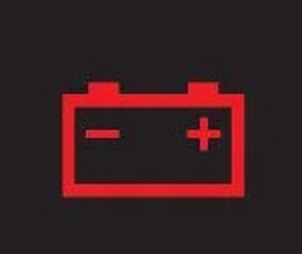 Car Battery warning indicator